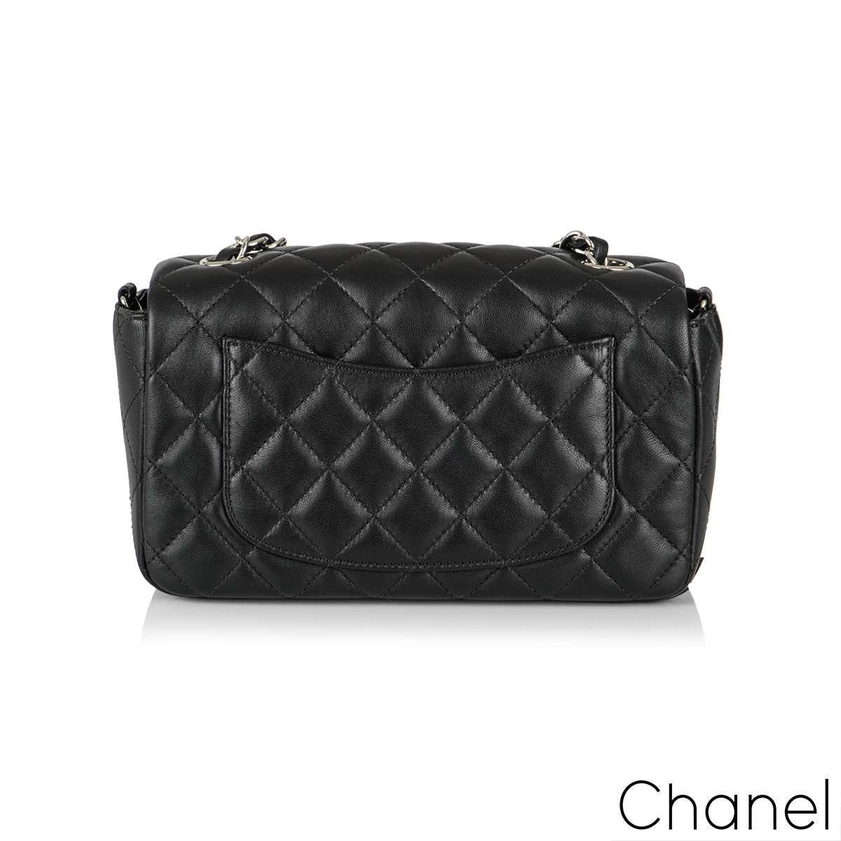 Chanel Black Lambskin Classic Mini Flap Bag